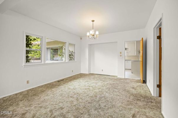 Chandelier, Empty room, Interior