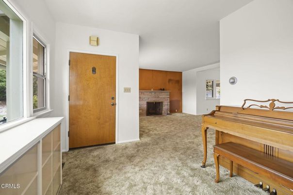 Fireplace, Interior, Piano