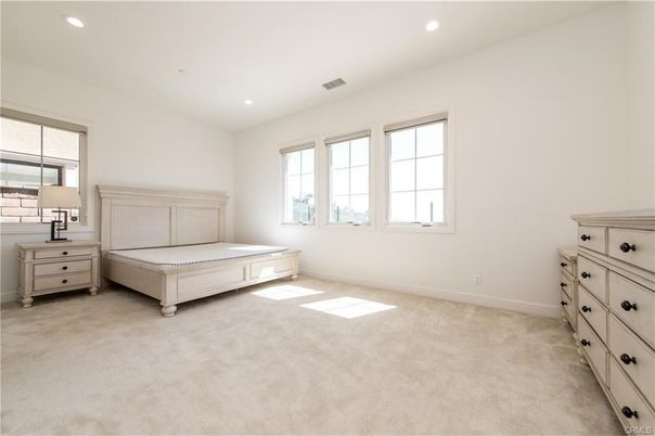 Bedroom, Interior, Recessed Lighting