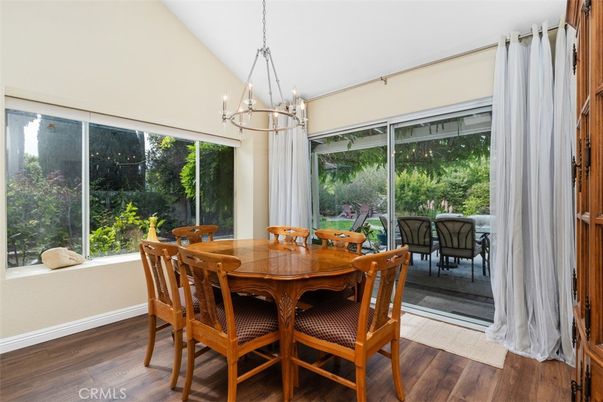 Chandelier, Dining room, Interior, Pendant Lights, Wood Texture Flooring