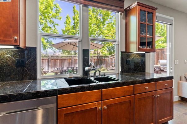 Interior, Kitchen, Tile Countertops