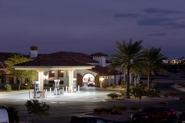 Exterior, Facade, Mediterranean
