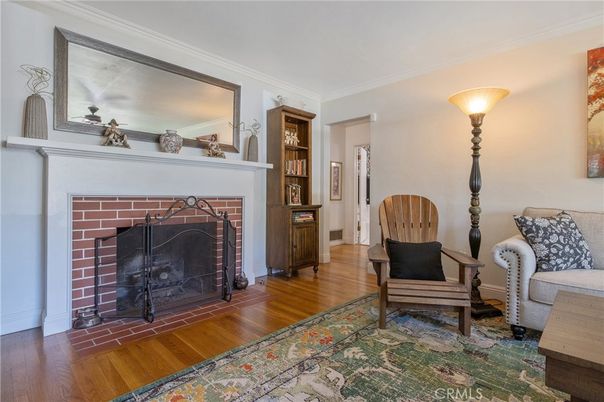 Fireplace, Interior, Wood Texture Flooring