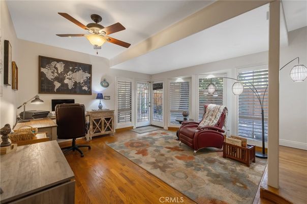 Home Office, Interior, Wood Texture Flooring