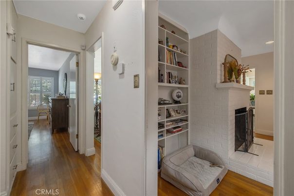 Fireplace, Interior, Wood Texture Flooring