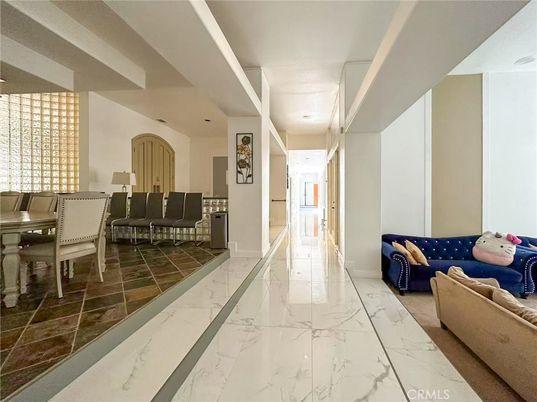 Interior, Living room, Marble, Recessed Lighting