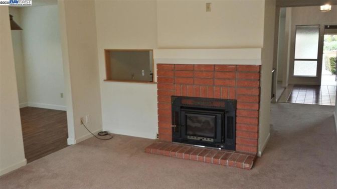 Fireplace, Interior, Wood Texture Flooring