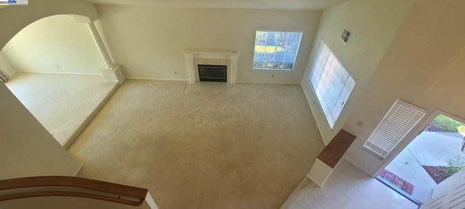 Empty room, Fireplace, Interior