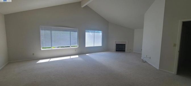 Empty room, Fireplace, Interior