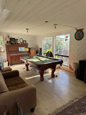 Billiard Table, Game Room, Interior, Piano, Wood Texture Flooring