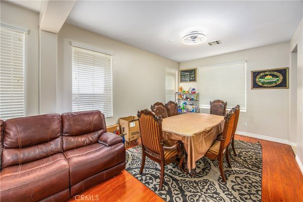 Dining room, Interior, Wood Texture Flooring