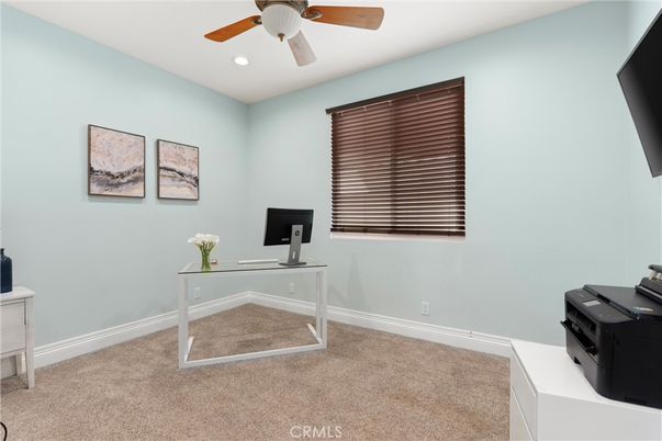 Home Office, Interior, Recessed Lighting