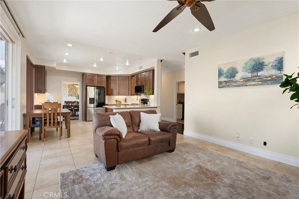 Dining room, Interior, Kitchen, Recessed Lighting, Stainless Steel Appliances