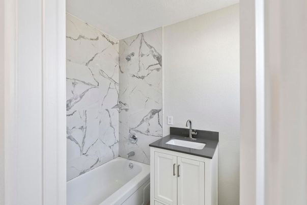 Bathroom, Interior, Marble Walls