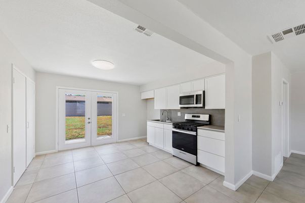 Interior, Kitchen, Recessed Lighting, Stainless Steel Appliances