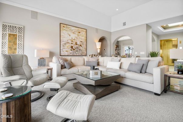 Interior, Living room, Recessed Lighting