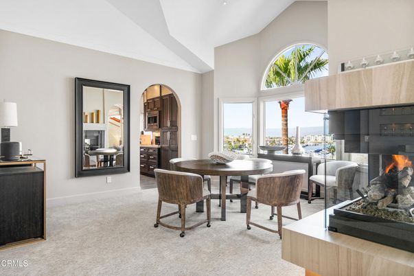 Dining room, Fireplace, Interior, Water