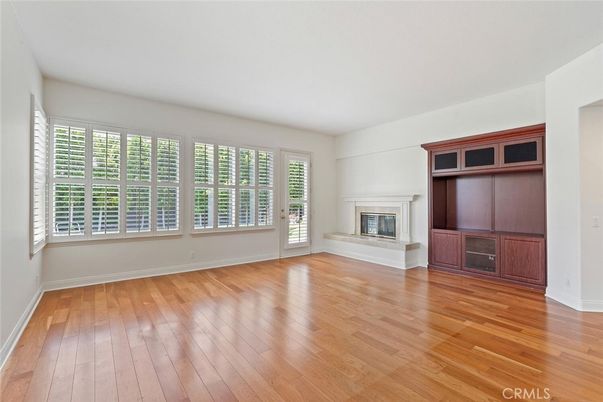 Empty room, Fireplace, Interior, Wood Texture Flooring