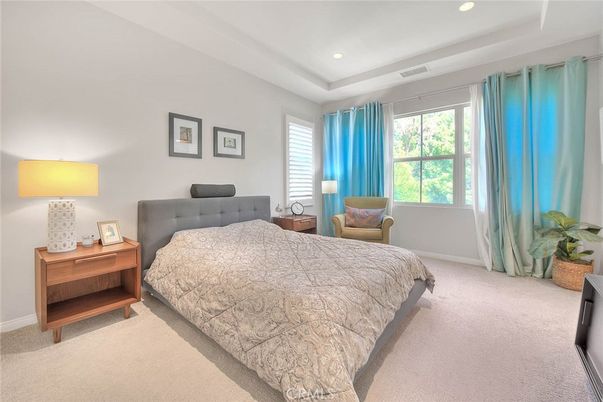 Bedroom, Interior, Recessed Lighting