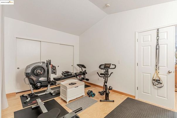 Fitness Equipment, Interior, Wood Texture Flooring