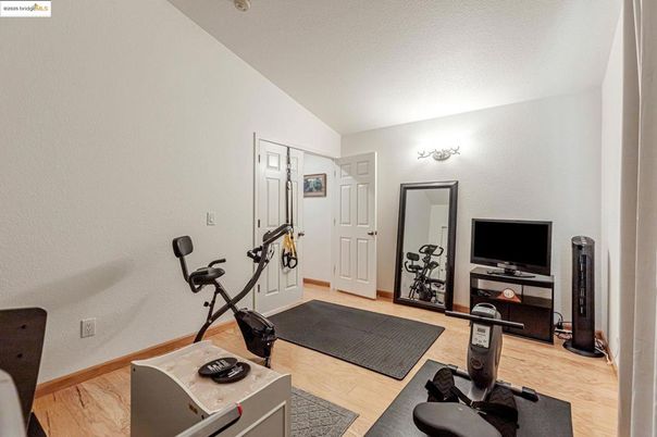 Fitness Equipment, Interior, Wood Texture Flooring
