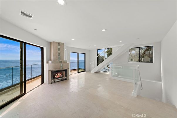 Empty room, Fireplace, Interior, Recessed Lighting, Water