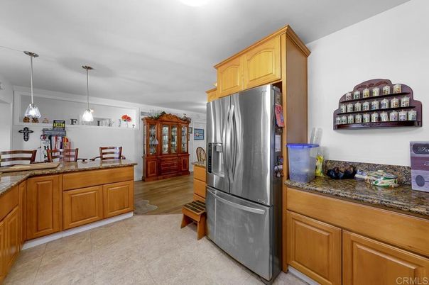 Interior, Kitchen, Pendant Lights, Wood Texture Flooring