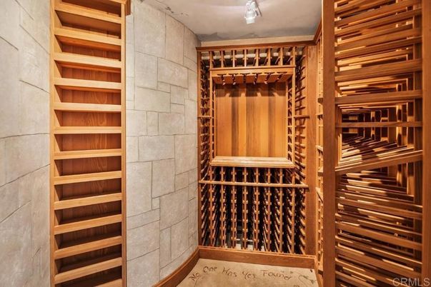 Interior, Stone Walls, Wine Storage
