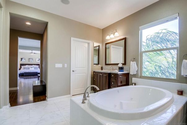 Bathroom, Bedroom, Interior, Marble, Recessed Lighting