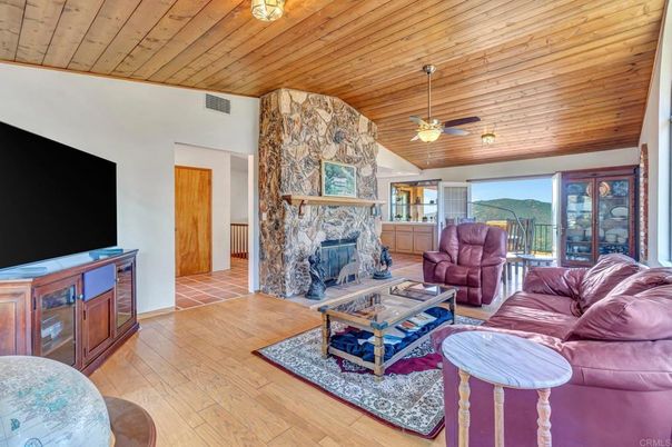 Fireplace, Interior, Living room, Wooden Ceilings, Wood Texture Flooring