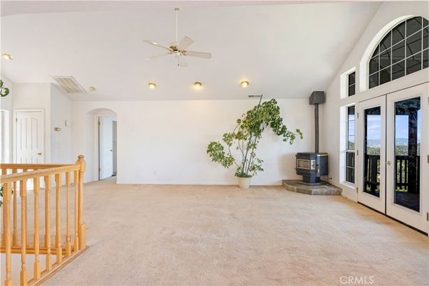 Empty room, Fireplace, Interior, Recessed Lighting