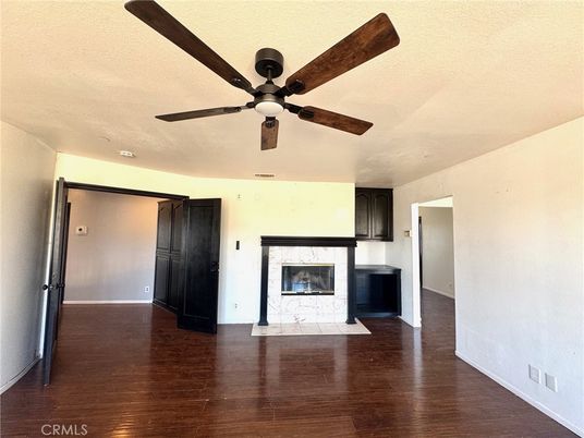 Empty room, Fireplace, Interior, Wood Texture Flooring