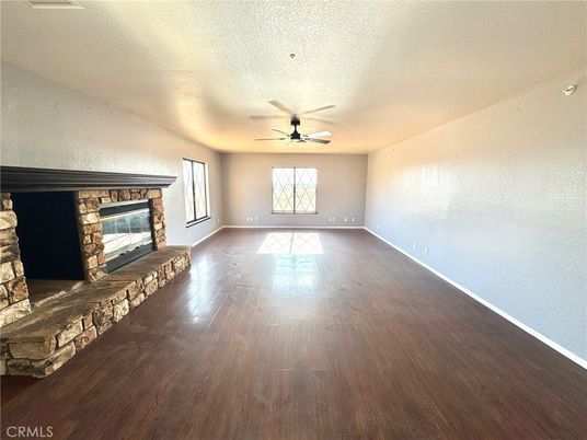Empty room, Fireplace, Interior, Wood Texture Flooring