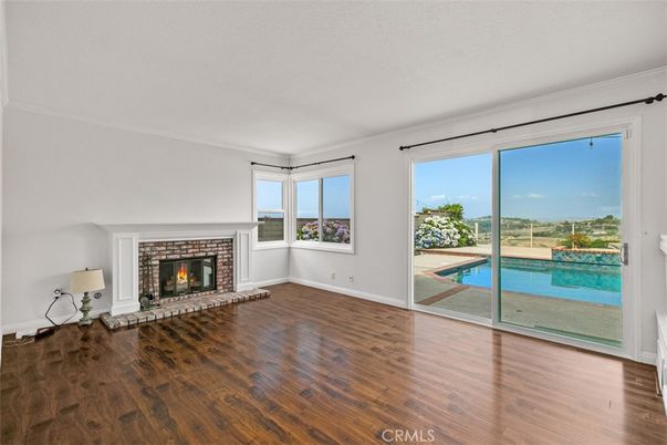 Empty room, Fireplace, Interior, Wood Texture Flooring
