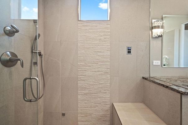 Bathroom, Glass Shower, Interior