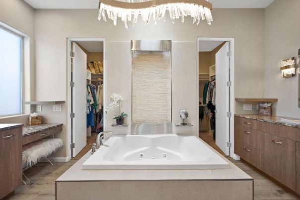 Bathroom, Interior, Wood Texture Flooring