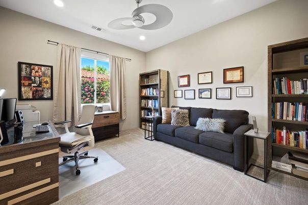 Home Office, Interior, Recessed Lighting
