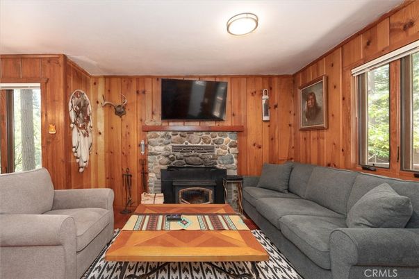 Fireplace, Interior, Living room, Wooden Walls