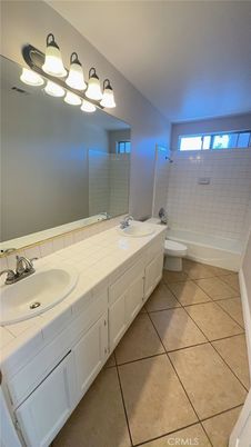 Bathroom, Dual Sink Vanities, Interior, Tile Countertops