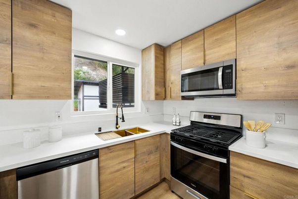 Interior, Kitchen, Recessed Lighting, Stainless Steel Appliances