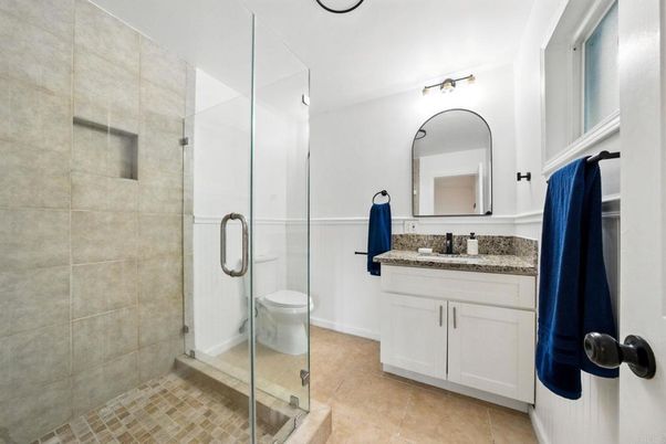 Bathroom, Glass Shower, Interior