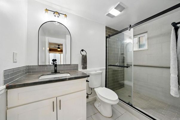 Bathroom, Glass Shower, Interior