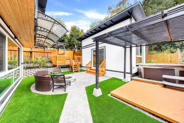 Backyard, Exterior, Hot Tub