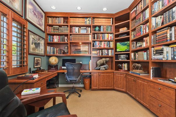 Home Office, Interior, Recessed Lighting