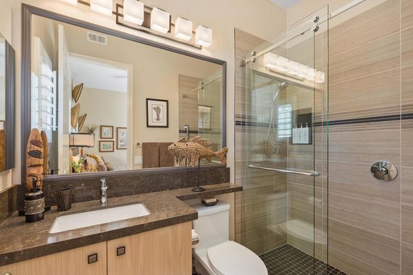 Bathroom, Glass Shower, Interior