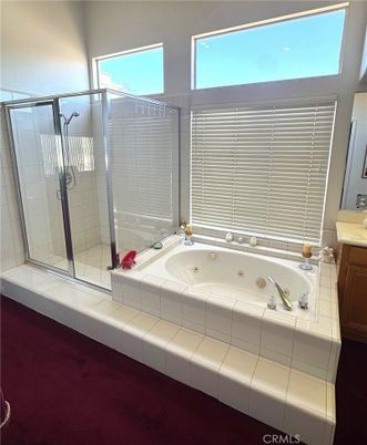 Bathroom, Glass Shower, Interior, Tile Countertops