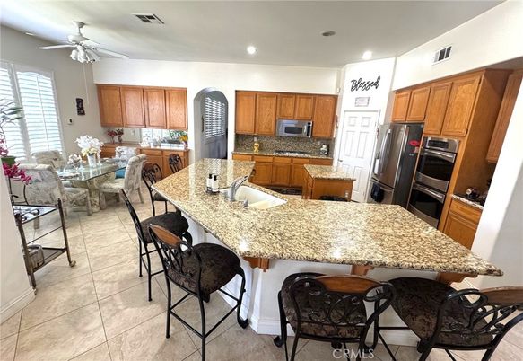 Dining room, Interior, Kitchen, Recessed Lighting