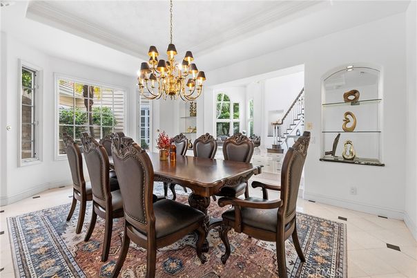 Chandelier, Dining room, Interior