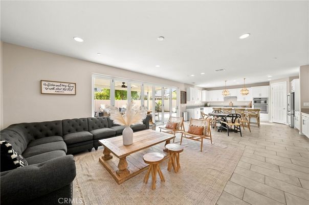 Dining room, Interior, Kitchen, Living room, Pendant Lights, Recessed Lighting, Stainless Steel Appliances