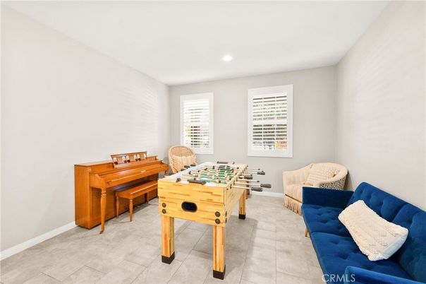 Game Room, Interior, Piano, Recessed Lighting